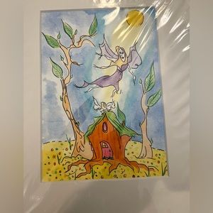 Ryann Annadella 8x10 fairy art matted print.